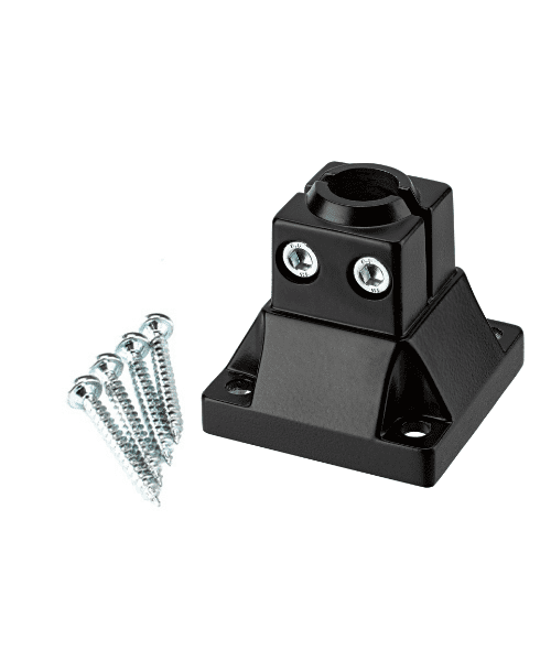 Aufschraubflansch-Schwarz