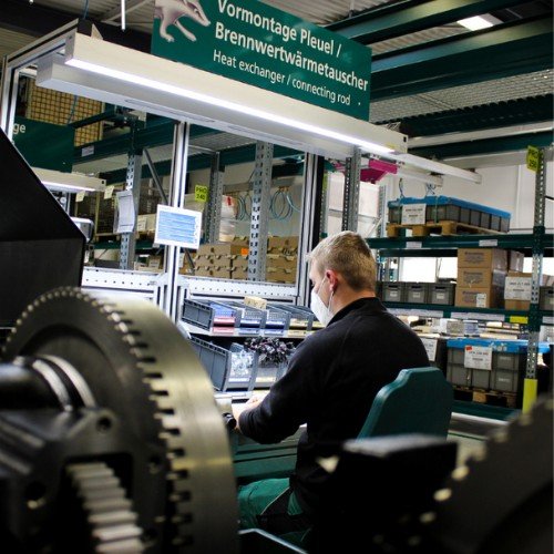 Arbeitsplatzbeleuchtung mit blendfreiem LED-Licht