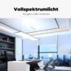 Büro Pendelleuchte Flat 120x30 - Vollspektrumlicht-min