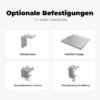 ESD Lupenleuchte RLL Pro - optionale Befestigungen-min