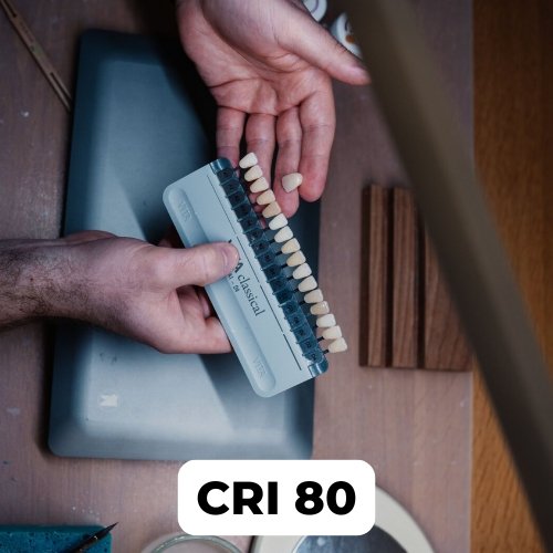 Farbwahrnehmung im Dentallabor - CRI 80