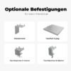 Flexarmleuchte FLEX MFL - Befestigungen-min