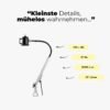 Flexarmleuchte FLEX MFL - Vorteile technische Details-min