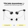 Flexarmleuchte FLEX MFS - Standardbefestigungen-min
