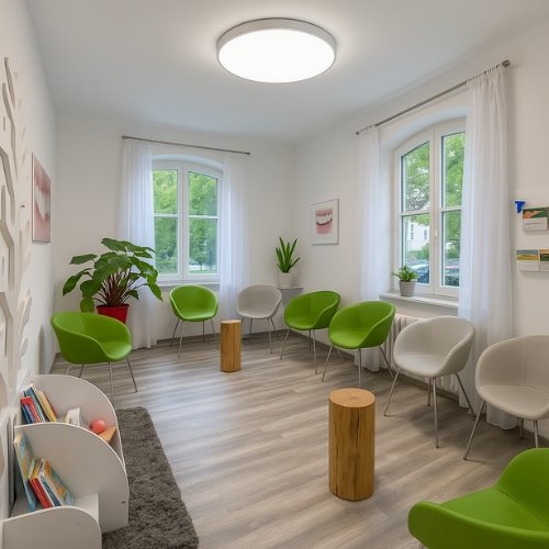 Ideale Beleuchtung für das Wartezimmer in der Zahnarztpraxis