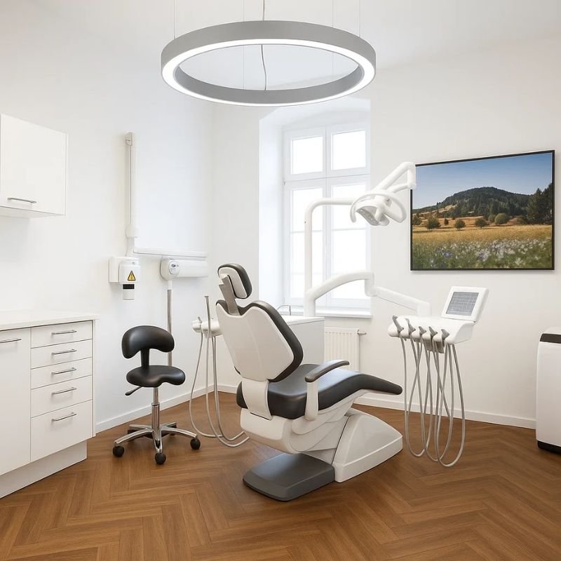 LED Beleuchtung Circle Dent für den Behandlungsraum in der Zahnarztpraxis