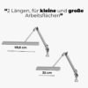 LED Industrie Gelenkarmleuchte Allround zwei Längen-min