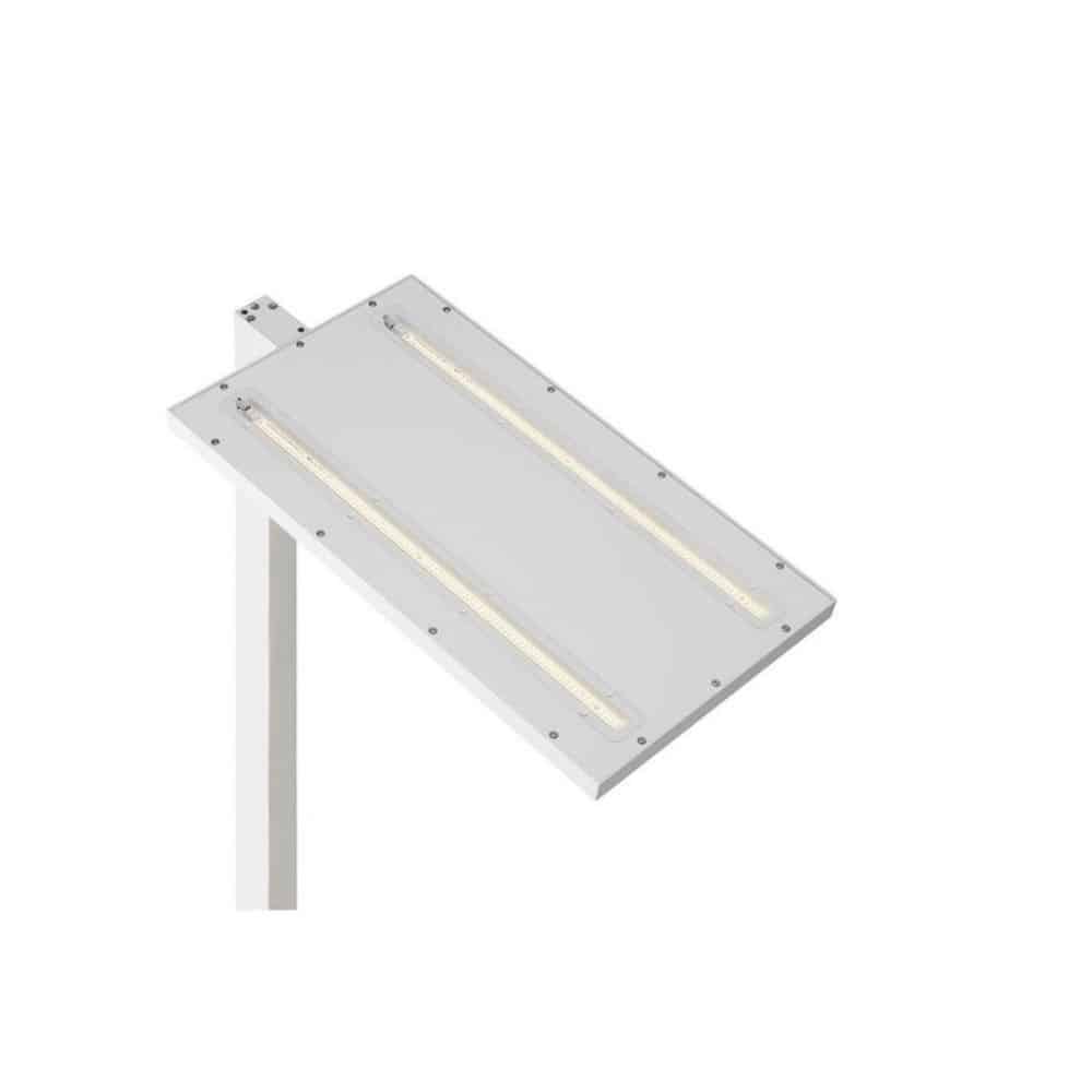 LED Stehleuchte Basic weiß, LED-Unterseite des Leuchtenkopfs