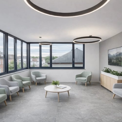 Lichtplanung in der Zahnarztpraxis Wartezimmer1