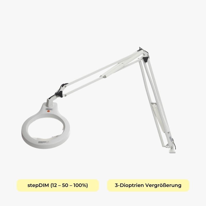 Lupenleuchte RLL Profi - Dimmung & Vergrößerung