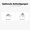 Maschinenleuchte M-LITE S - Befestigungen-min