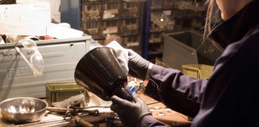 Maschinenleuchte warten